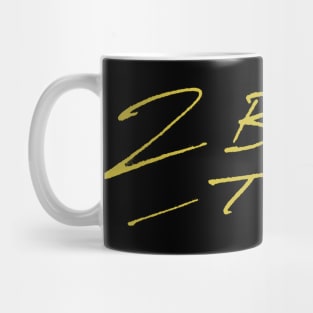 Handwritten Font (GOLD) Mug